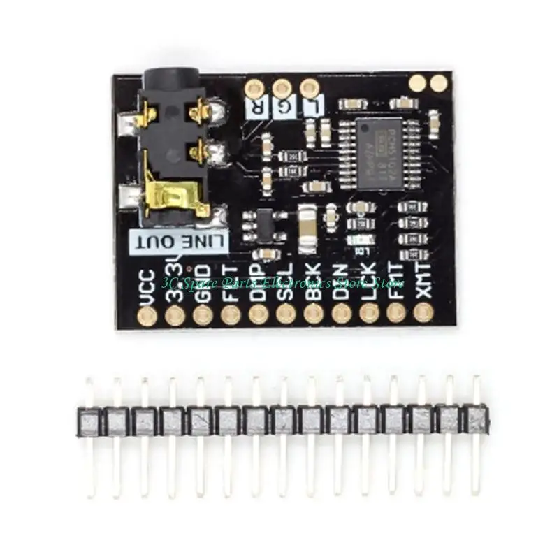 SZ PCM5102A Digital Analog Converters Voice Module Stereo Sound Card Board 3.5mm Stereo 32bit/384kHz Digital Sound Module
SZ PCM5102A Digital Analog Converters Voice Module Stereo Sound Card Board 3.5mm Stereo 32bit/384kHz Digital Sound Module