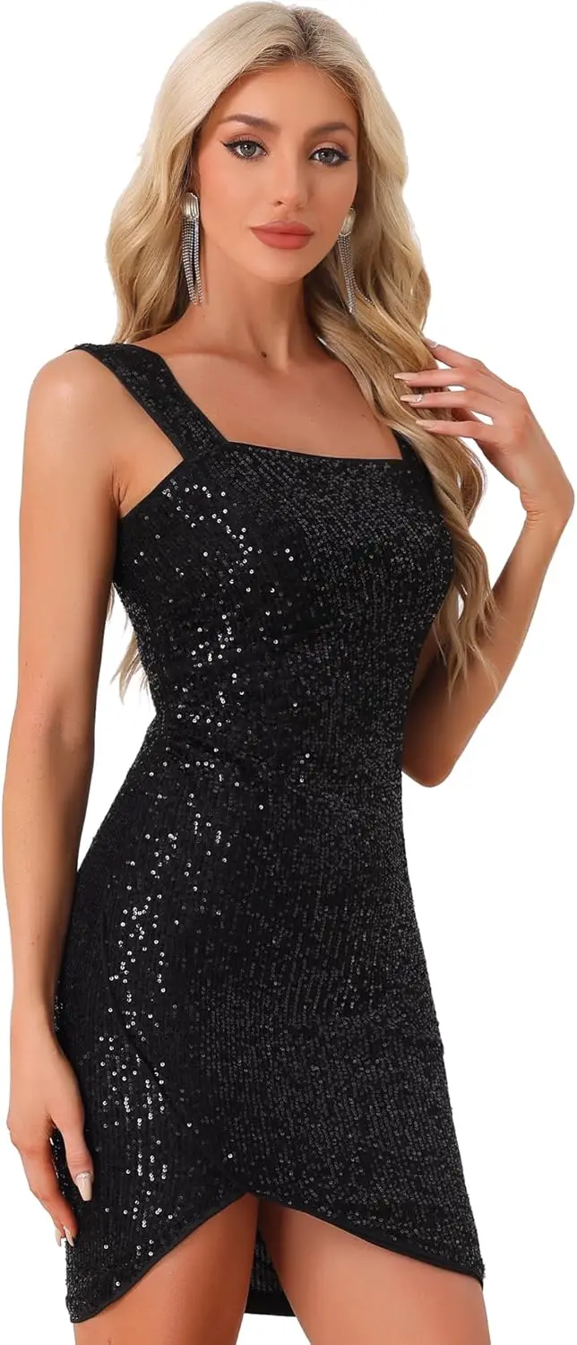 Sequin Dress for Women's Sleeveless Mini Sparkly Party Dresses Graduation Dress Homecoming Dresses Prom Dresses 
Sequin Dress for Women's Sleeveless Mini Sparkly Party Dresses Graduation Dress Homecoming Dresses Prom Dresses