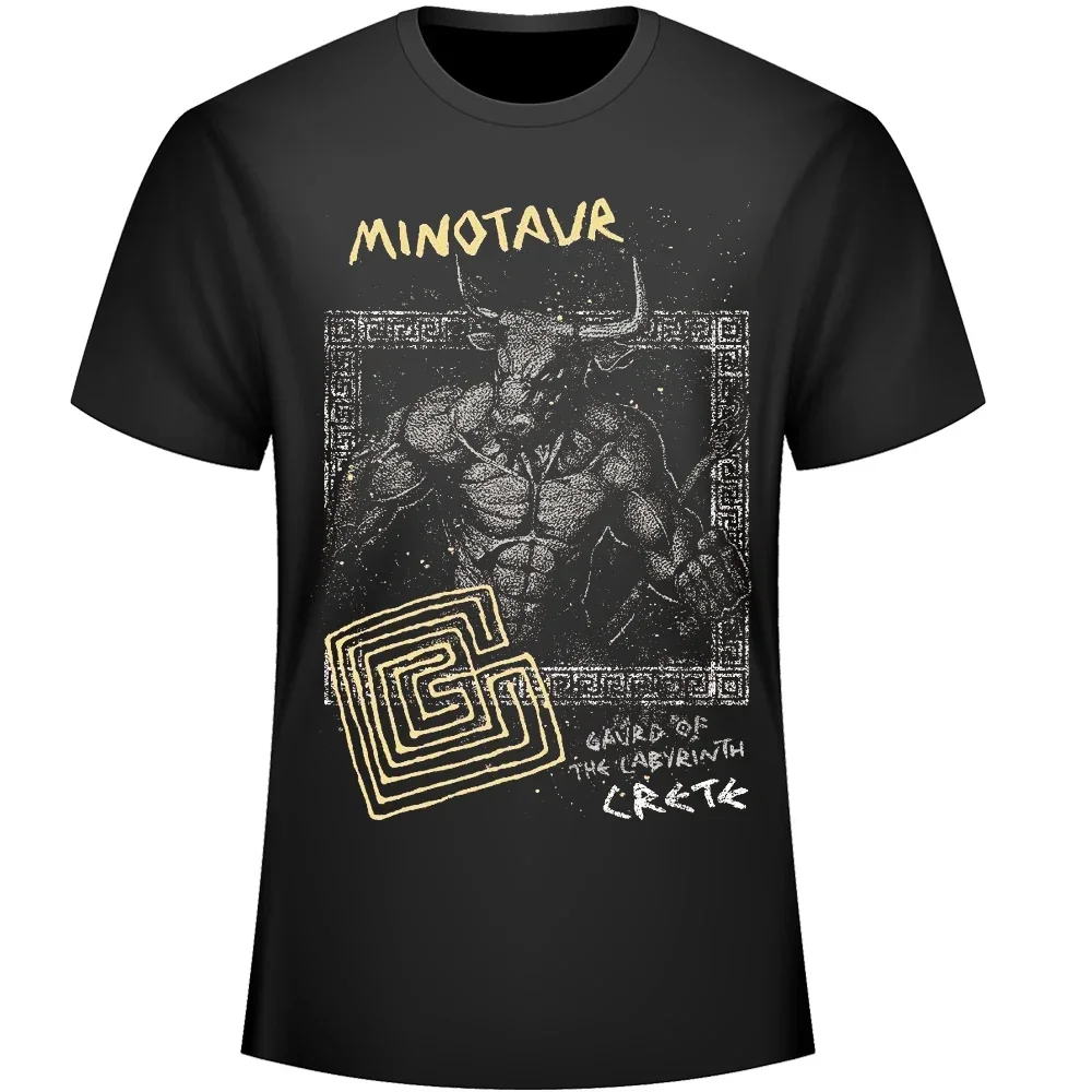 Greek Myths Minotaur Guard of The Labyrinth T-Shirt 100% Cotton O-Neck Summer Short Sleeve Casual Mens T-shirt Size S-3XL
Greek Myths Minotaur Guard of The Labyrinth T-Shirt 100% Cotton O-Neck Summer Short Sleeve Casual Mens T-shirt Size S-3XL