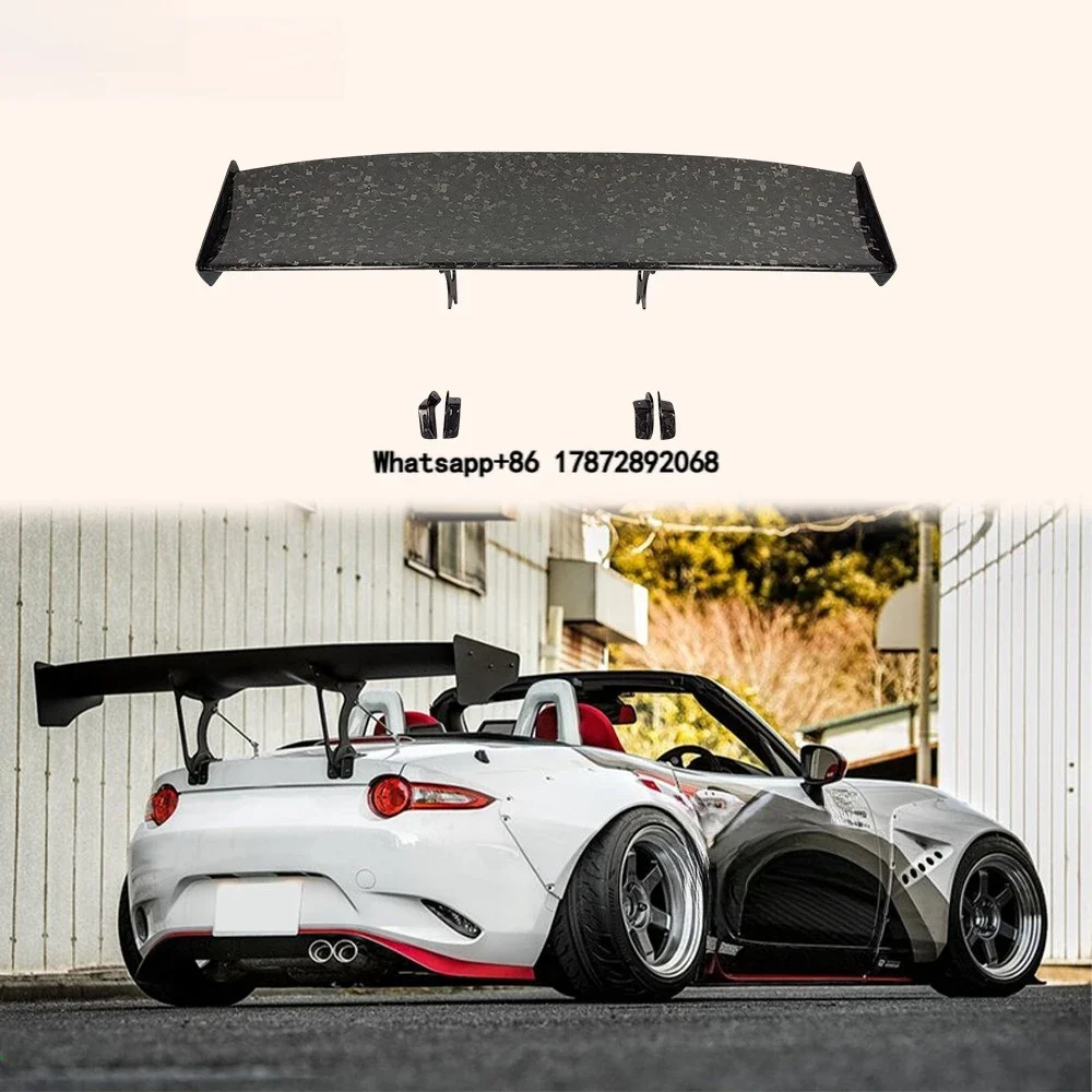 For MX5 ND5RC ND Miata Roadster RB Forged Carbon Rear GT Spoiler Wing
For MX5 ND5RC ND Miata Roadster RB Forged Carbon Rear GT Spoiler Wing