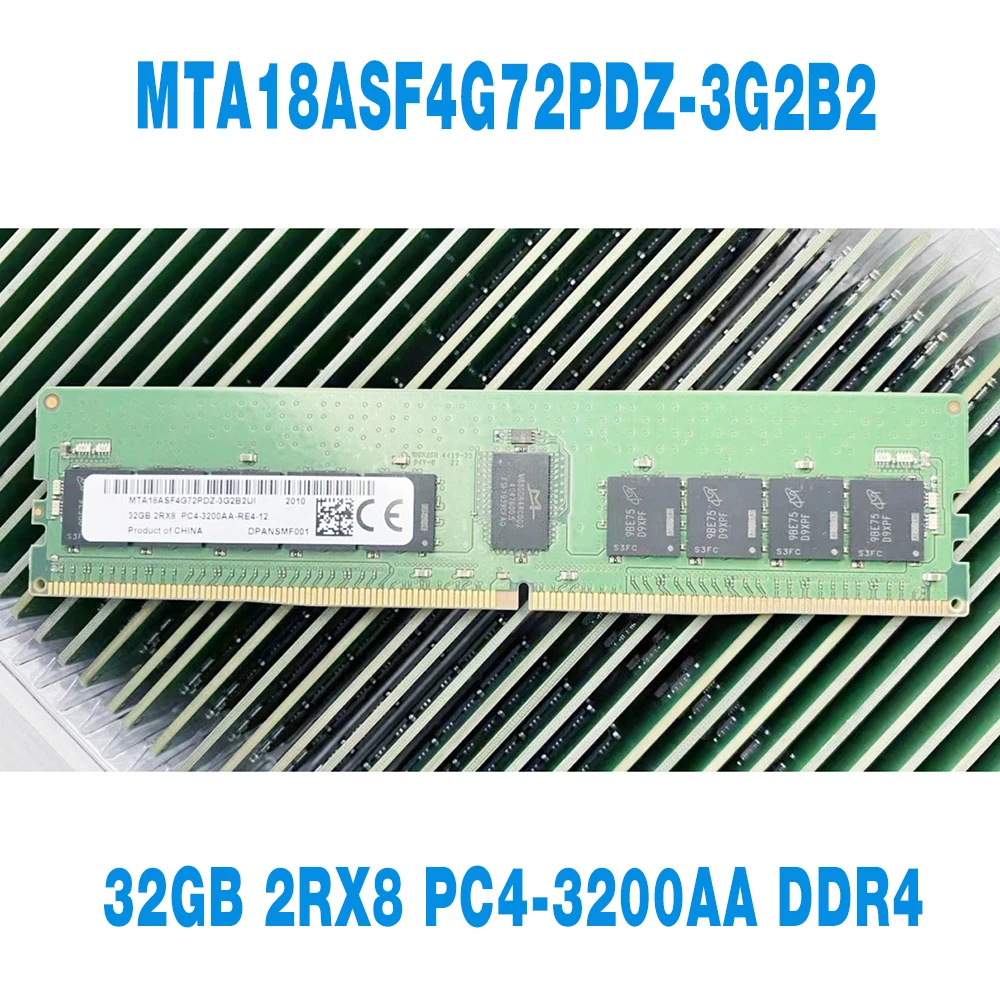 1 шт. MTA18ASF4G72PDZ-3G2B2 для MT RAM 32G 32 ГБ 2RX8 PC4-3200AA DDR4 3200 ECC REG серверная память Быстрая доставка Высокое качество
1 шт. MTA18ASF4G72PDZ-3G2B2 для MT RAM 32G 32 ГБ 2RX8 PC4-3200AA DDR4 3200 ECC REG серверная память Быстрая доставка Высокое качество