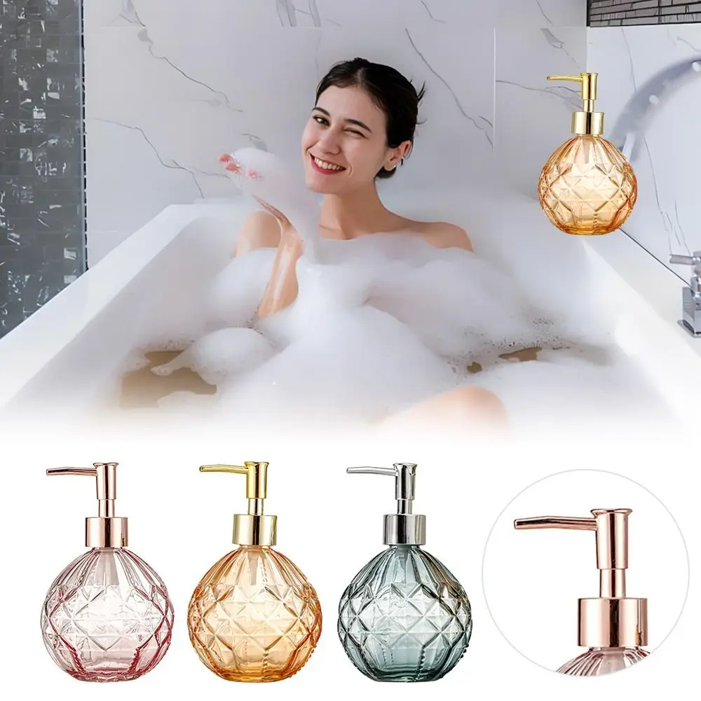 Light Luxury 300ML Soap Dispenser Bottle Glass Press Liquid Shampoo Shower Gel Bottle Empty Bottles
Light Luxury 300ML Soap Dispenser Bottle Glass Press Liquid Shampoo Shower Gel Bottle Empty Bottles