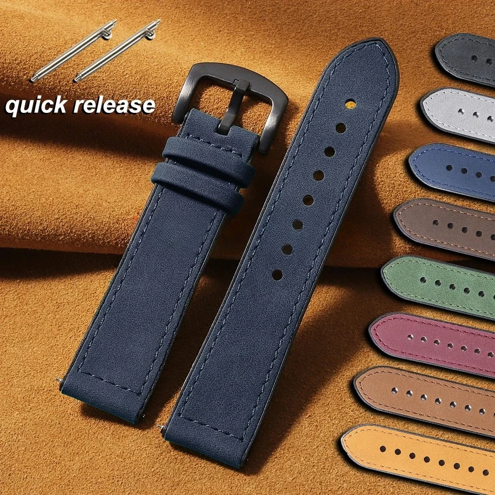 Silicone Leather Bracelet 20mm 22mm Quick Release Strap Universal Watch Band Vintage Suede Bracelet Sport Wristbelt Accessory
Silicone Leather Bracelet 20mm 22mm Quick Release Strap Universal Watch Band Vintage Suede Bracelet Sport Wristbelt Accessory