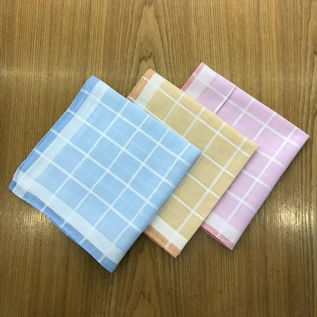 Classic Plaid Mens Cotton Handkerchiefs Soft Square Hanky Set for Suit Formal Events Business
Classic Plaid Mens Cotton Handkerchiefs Soft Square Hanky Set for Suit Formal Events Business