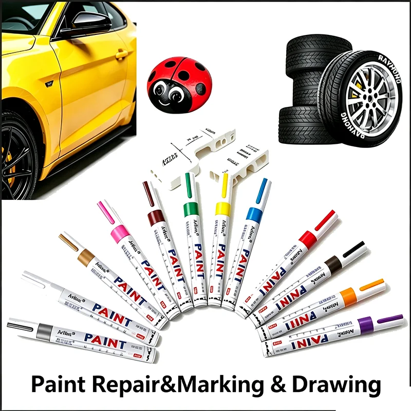 Oil-Based Paint Marker – Permanent for Mold Marking, Rock Painting, Graffiti, Car Scratch Repair, Engine Screw, Wheel Color, Eas
Oil-Based Paint Marker – Permanent for Mold Marking, Rock Painting, Graffiti, Car Scratch Repair, Engine Screw, Wheel Color, Eas