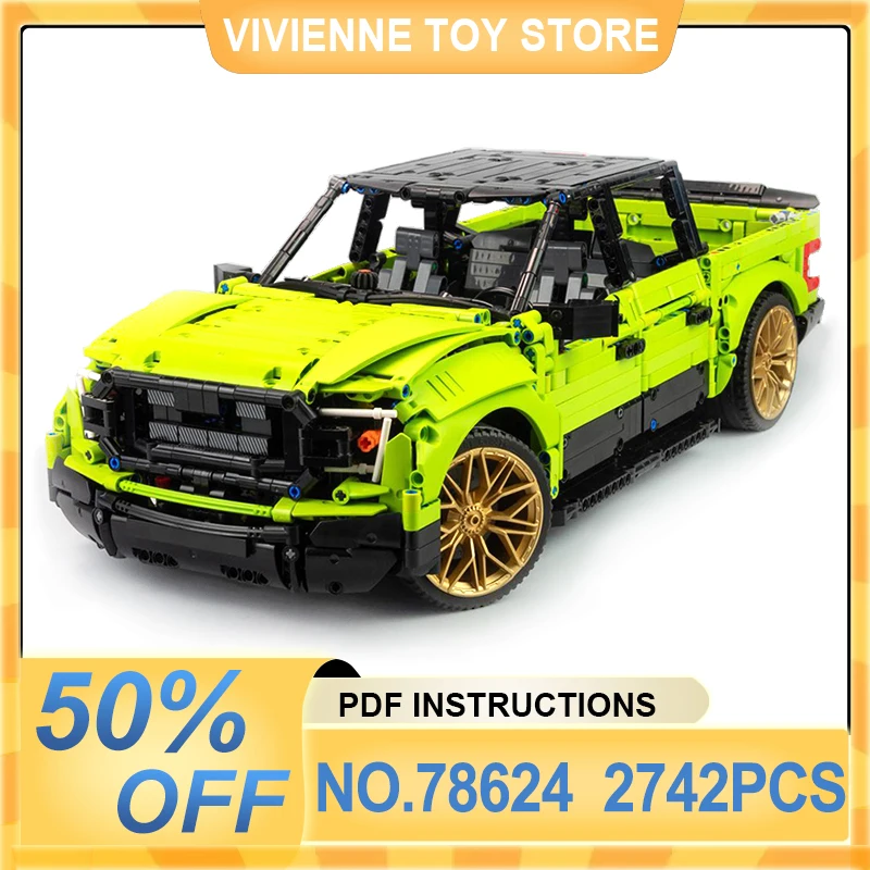 MOC 78624 Технический супер пикап, комплект 42115, строительные блоки, супермобиль, кирпич, сборка, игрушки, рождественские подарки для детей и взрослых
MOC 78624 Технический супер пикап, комплект 42115, строительные блоки, супермобиль, кирпич, сборка, игрушки, рождественские подарки для детей и взрослых