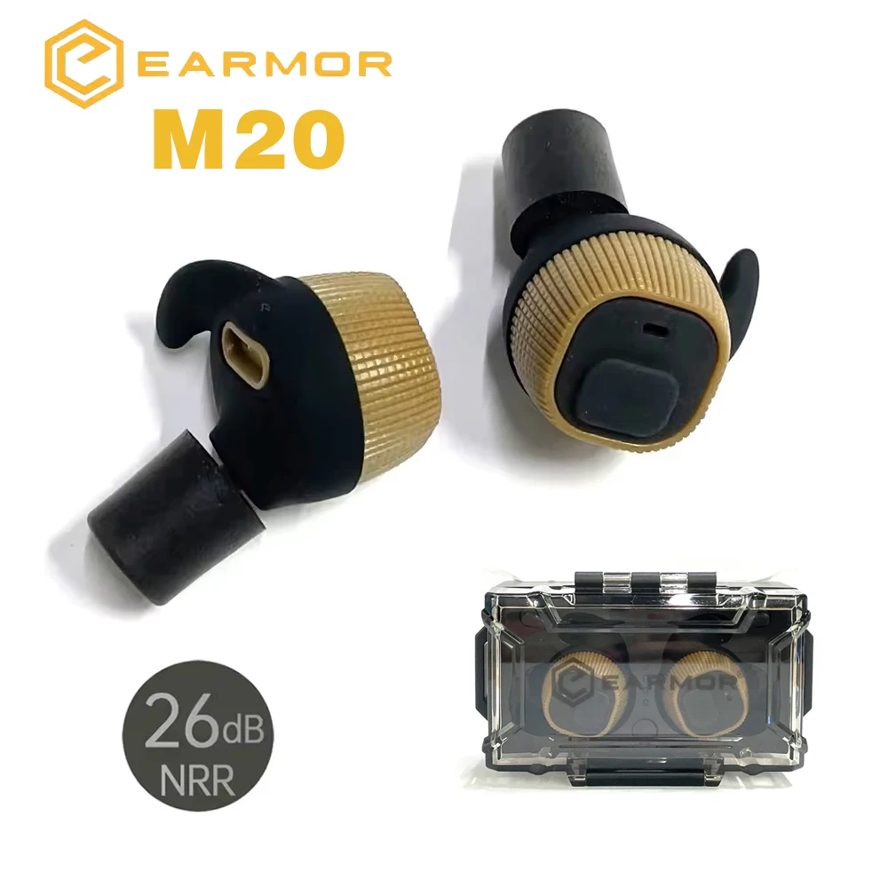 Earmor M20 Active Noise-Cancelling Electronic Headphones Tactical Shooting Earbuds Outdoor Hunting Ear Protection NRR26DB
Earmor M20 Active Noise-Cancelling Electronic Headphones Tactical Shooting Earbuds Outdoor Hunting Ear Protection NRR26DB