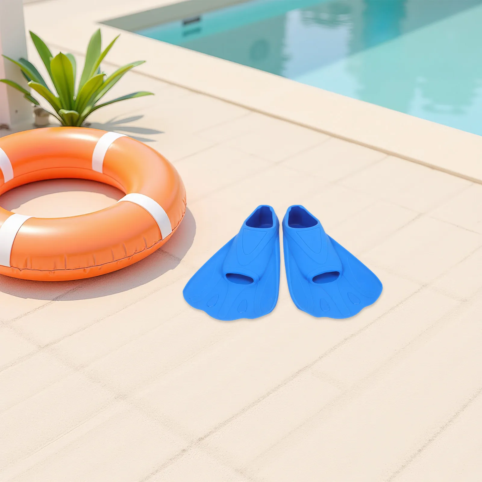 1Pair Silicone Swimming Fins for Adults Open Heel Swim Flipper Diving Snorkeling Training Fins Enhance Speed Endurance
1Pair Silicone Swimming Fins for Adults Open Heel Swim Flipper Diving Snorkeling Training Fins Enhance Speed Endurance