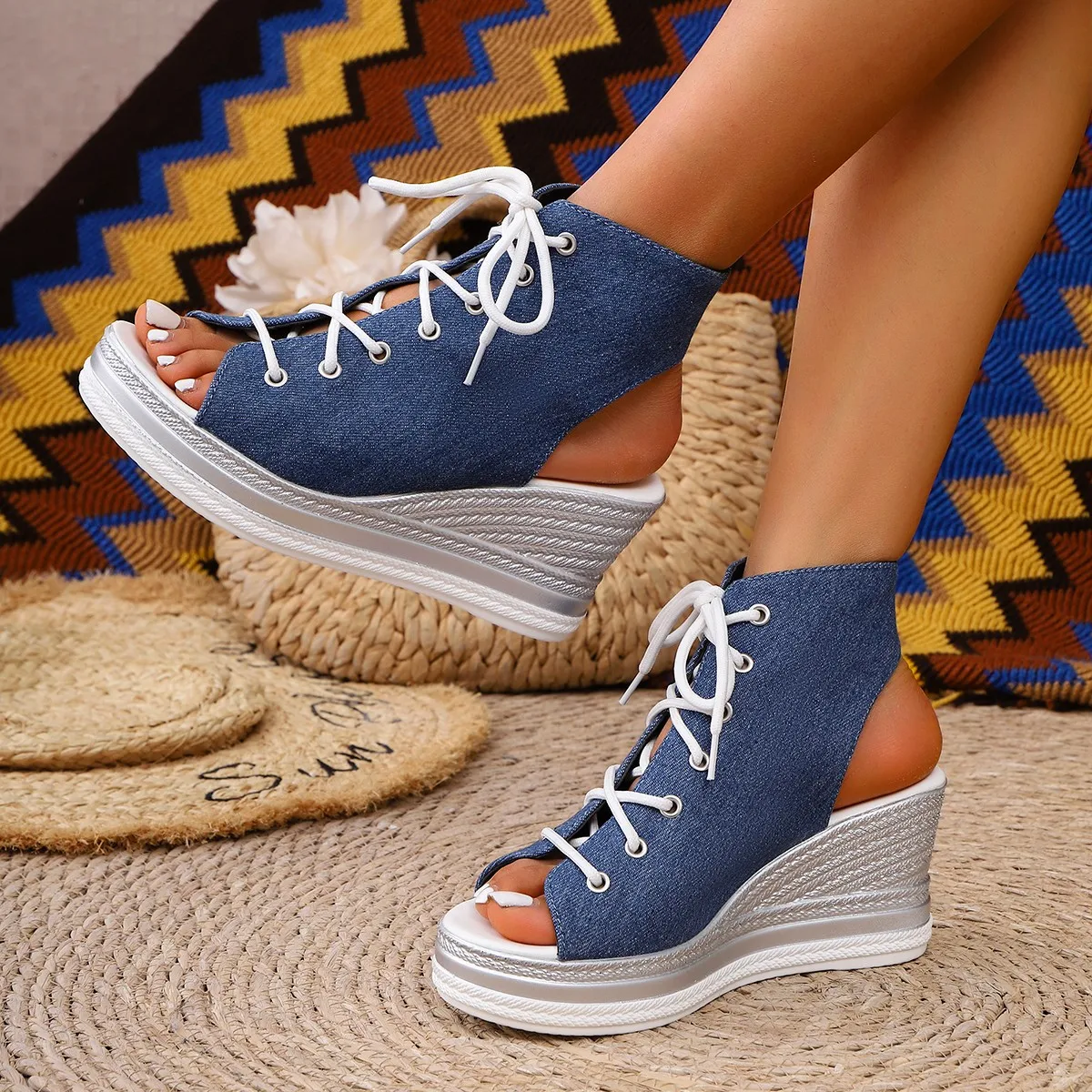 *Summer Hot Selling Comfortable Non Slip Casual Sandals Fashionable New Round Toe Elegant Thick Soled Wedge Heel Sandals Women
*Summer Hot Selling Comfortable Non Slip Casual Sandals Fashionable New Round Toe Elegant Thick Soled Wedge Heel Sandals Women