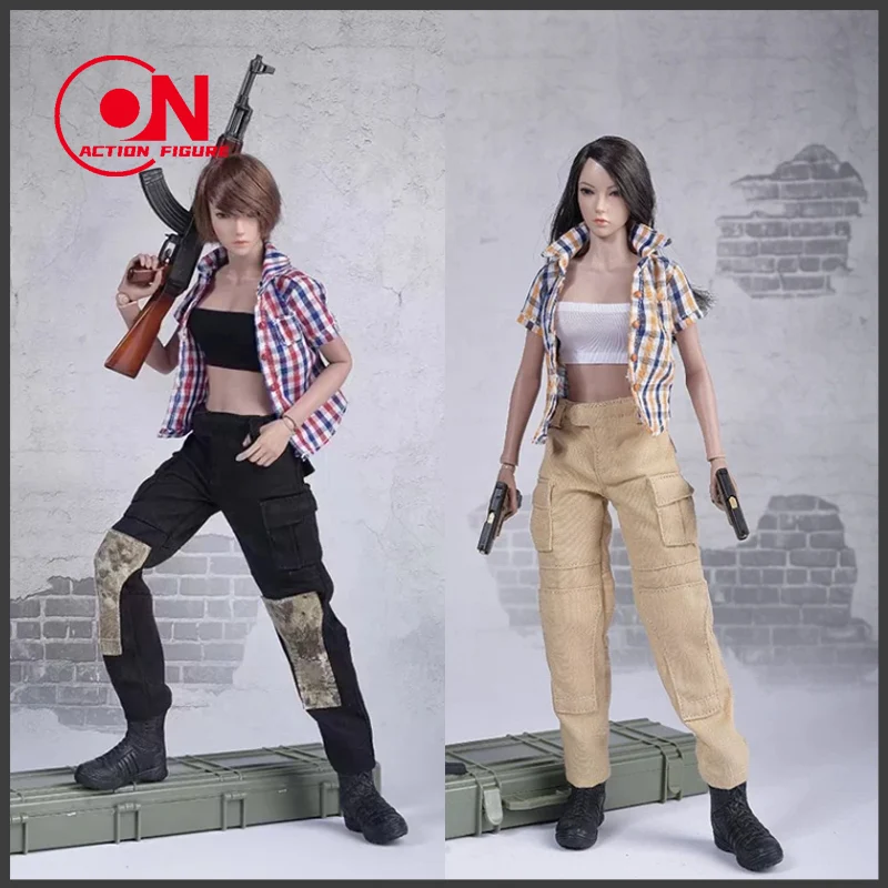 Fire Girl Toys FG042 PMC 1/6 Scale Female Soldier Plaid Shirt Tube Top Vest Pants Clothes Suit Model for 12'' Action Figure Body
Fire Girl Toys FG042 PMC 1/6 Scale Female Soldier Plaid Shirt Tube Top Vest Pants Clothes Suit Model for 12'' Action Figure Body