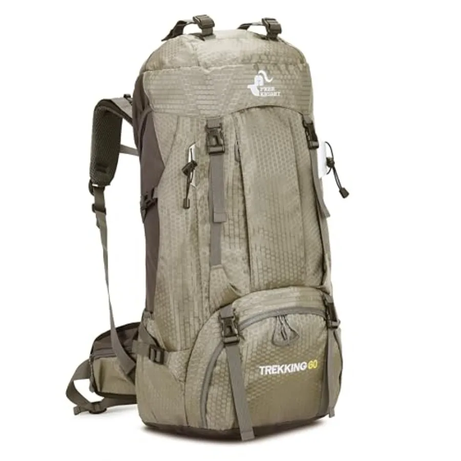 60L Waterproof Hiking Camping Backpack with Rain Cover, Large Outdoor Sport Travel Daypack Rucksack for Climbing
60L Waterproof Hiking Camping Backpack with Rain Cover, Large Outdoor Sport Travel Daypack Rucksack for Climbing