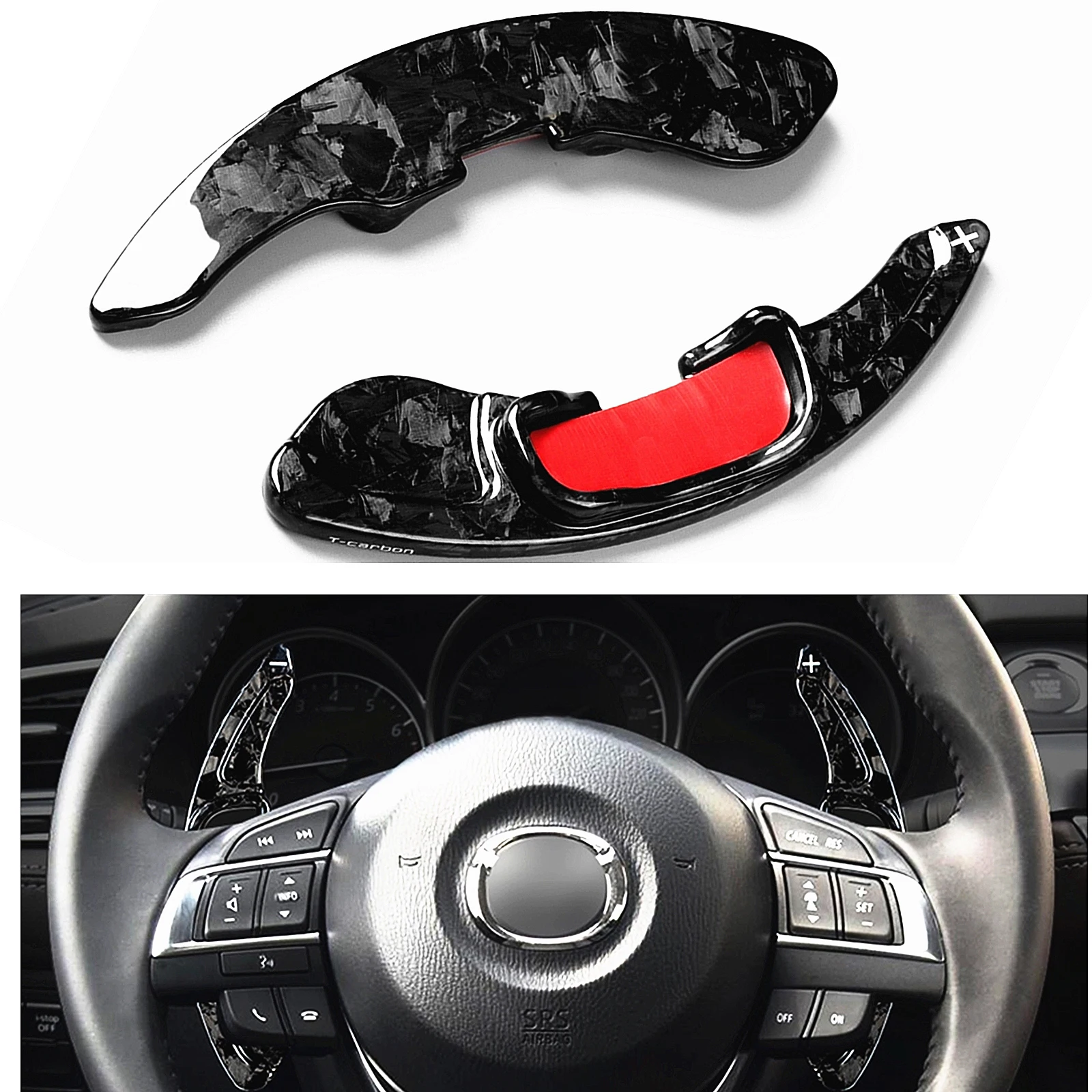 2PCS Car Gear Steering Wheel Extension Shift Paddle Trim Carbon Fiber For Mazda 3 BM BN 6 GJ GL CX-3 CX-5
2PCS Car Gear Steering Wheel Extension Shift Paddle Trim Carbon Fiber For Mazda 3 BM BN 6 GJ GL CX-3 CX-5