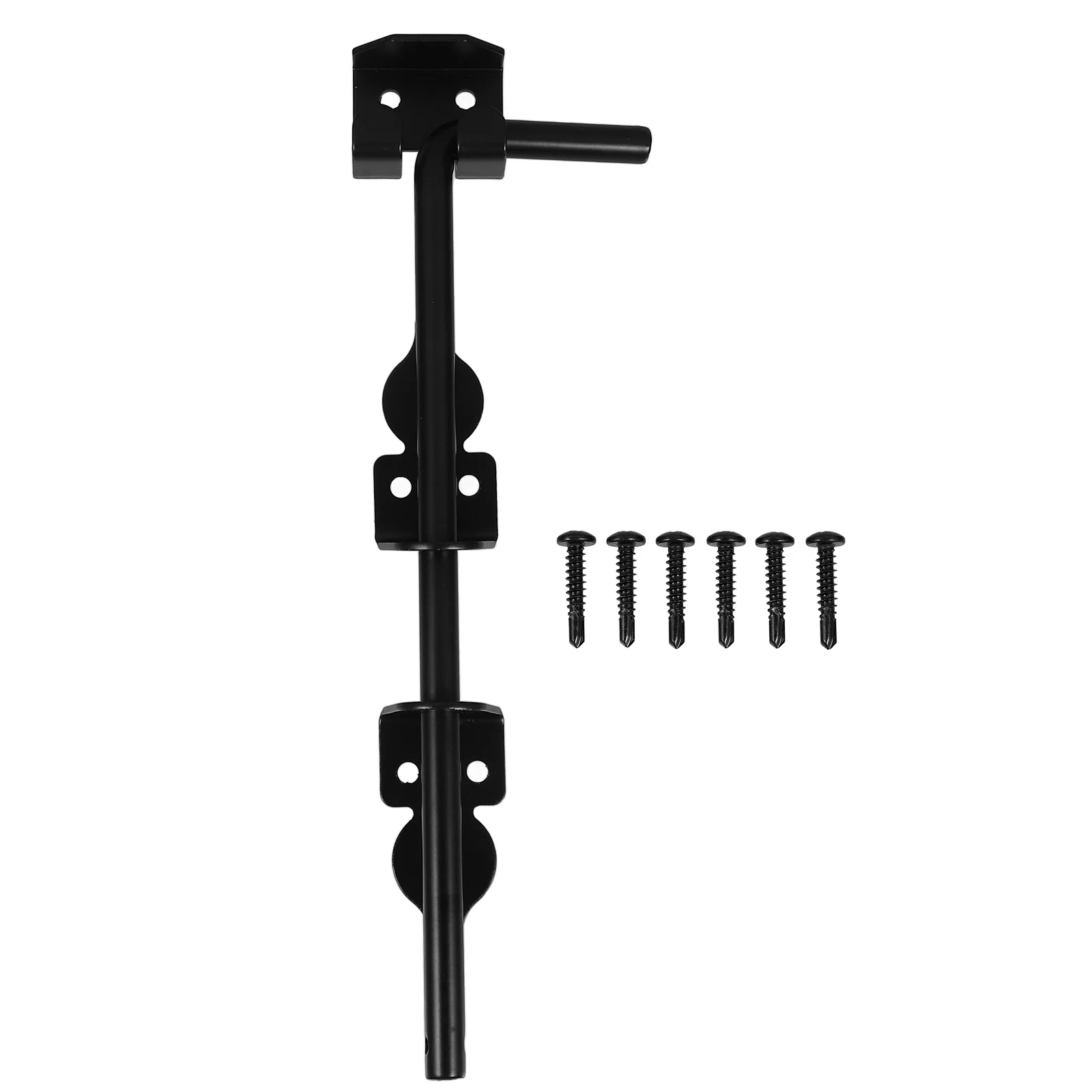 Door Latch Cane Bolt Heavy Duty Black Metal Fence Gate Hardware for Wood Gates Fences Deck Durable Reinforced Design Wooden
Door Latch Cane Bolt Heavy Duty Black Metal Fence Gate Hardware for Wood Gates Fences Deck Durable Reinforced Design Wooden