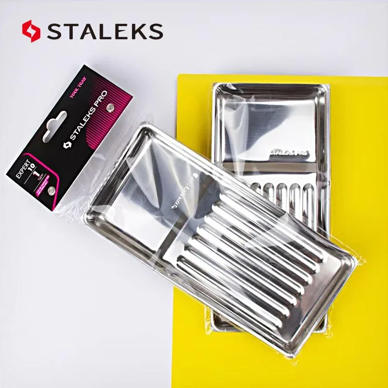 STALEKS Stainless Steel Disinfection Tray Anti-high Temperature And Corrosion Resistant Manicure And Eyelash Tool Portable Tray
STALEKS Stainless Steel Disinfection Tray Anti-high Temperature And Corrosion Resistant Manicure And Eyelash Tool Portable Tray