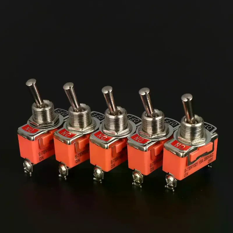5 шт. SPST DPDT 250 В 15 А тумблер 2 положения с фиксацией включения-выключения включения-выключения E-TEN1322 1021 1122 1221 1321 крышка водонепроницаемая
5 шт. SPST DPDT 250 В 15 А тумблер 2 положения с фиксацией включения-выключения включения-выключения E-TEN1322 1021 1122 1221 1321 крышка водонепроницаемая