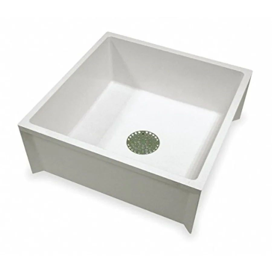 Mustee 24 x 24 x 10 White Mop Sink with 10 Bowl Depth for Laundry Room and Utility Space Durastone Material Resistant to Chips
Mustee 24 x 24 x 10 White Mop Sink with 10 Bowl Depth for Laundry Room and Utility Space Durastone Material Resistant to Chips