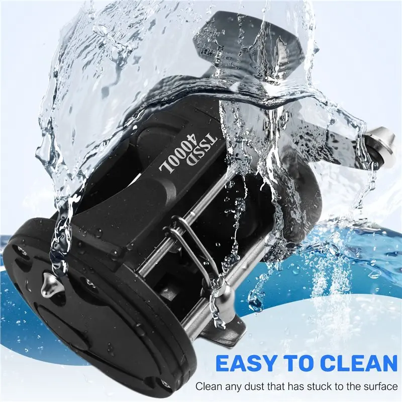 【SPECIAL】TSSD4000 Saltwater Fishing Reel Drum Trolling Reel Black Left Hand For Sea Fishing Reel Pesca
【SPECIAL】TSSD4000 Saltwater Fishing Reel Drum Trolling Reel Black Left Hand For Sea Fishing Reel Pesca
