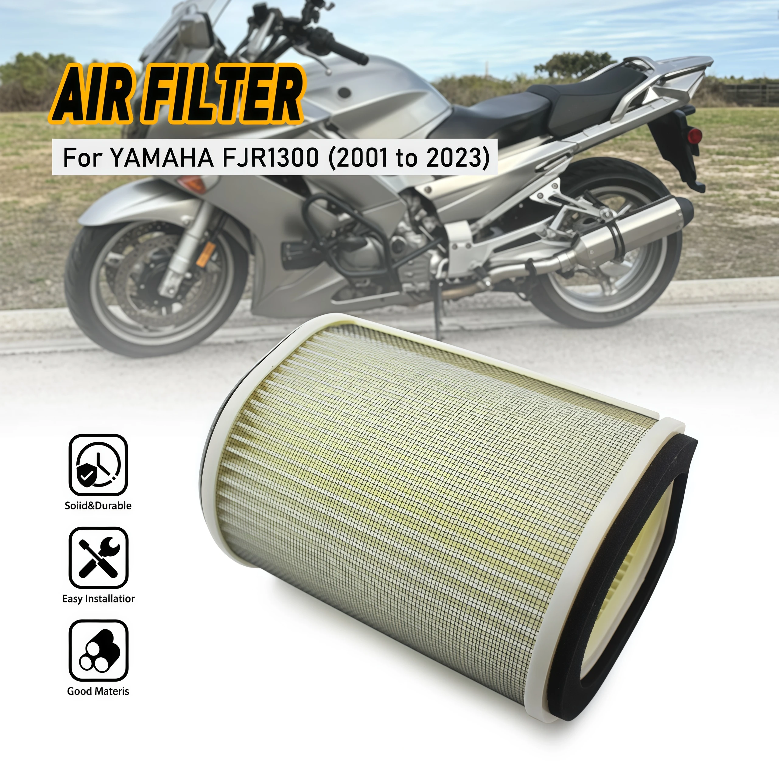 Air Filter Motor Bike Intake Cleaner For YAMAHA FJR1300 FJR 1300 A AE AS ES 2001-2023 XVS 1300 A Midnight Star 2014-2015
Air Filter Motor Bike Intake Cleaner For YAMAHA FJR1300 FJR 1300 A AE AS ES 2001-2023 XVS 1300 A Midnight Star 2014-2015