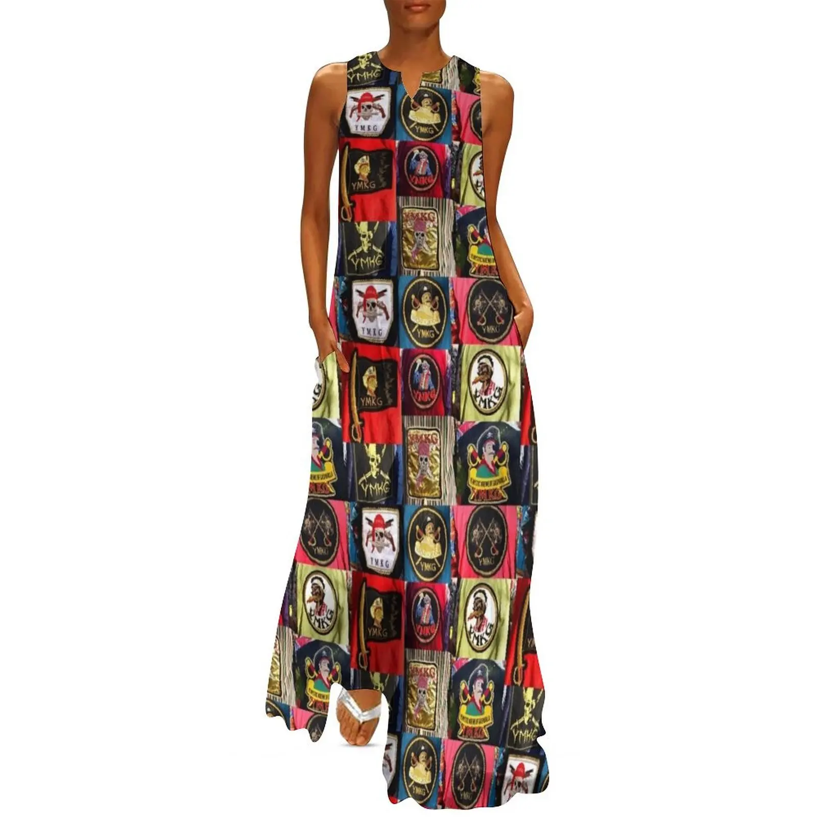 Gasparilla pirate patches Long Dress summer dresses dress summer chic and elegant evening dress
Gasparilla pirate patches Long Dress summer dresses dress summer chic and elegant evening dress
