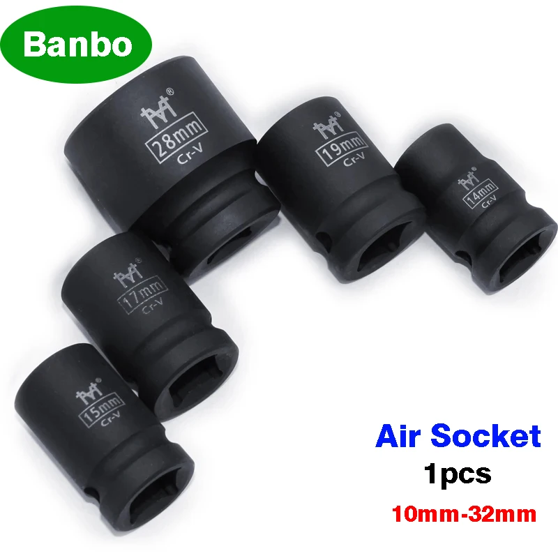 1/2" Short Impact Socket Adopter Air Sockets 6 Point 10 12 13 14 16 17 18 19 21 24 27 30 32mm for Electric Impact Air Pneumatic
1/2" Short Impact Socket Adopter Air Sockets 6 Point 10 12 13 14 16 17 18 19 21 24 27 30 32mm for Electric Impact Air Pneumatic