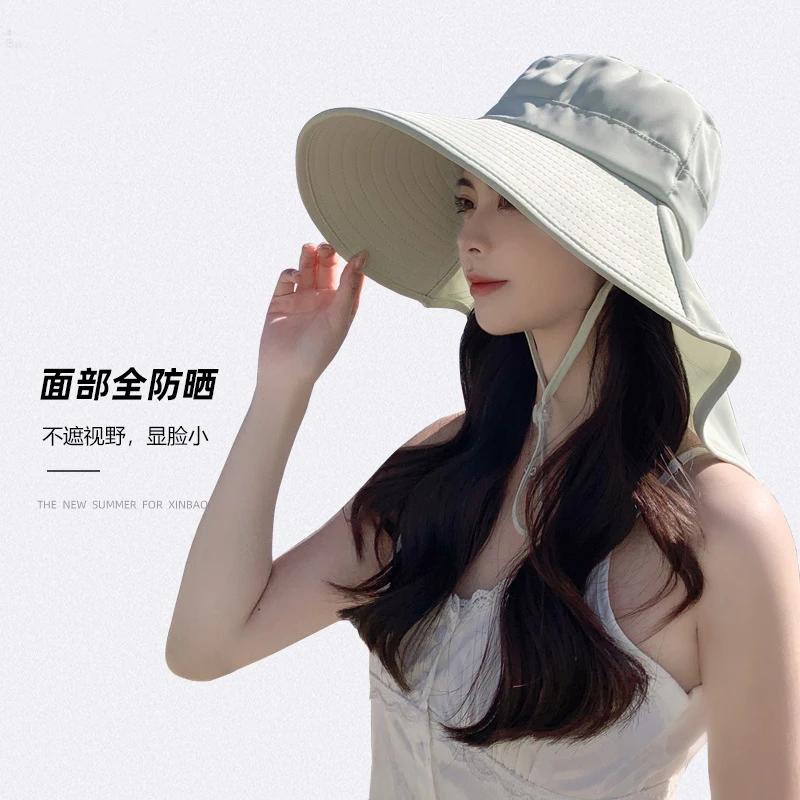Summer Outdoor Sun Protection Wide Brim Hat Versatile Shawl Bucket Hat with Ponytail Hole Women's Hat
Summer Outdoor Sun Protection Wide Brim Hat Versatile Shawl Bucket Hat with Ponytail Hole Women's Hat