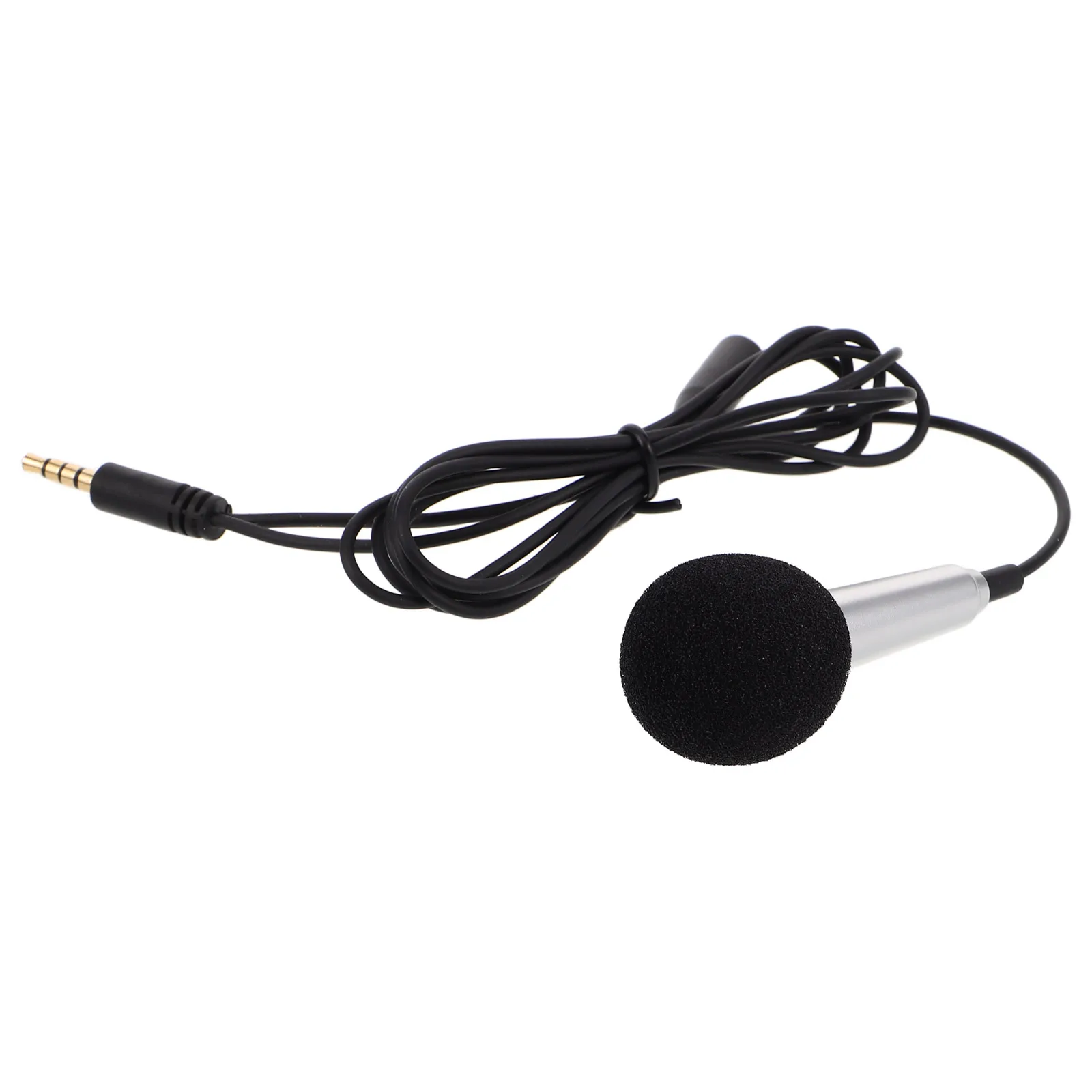 Mini Microphone 35mm Silver Capacitor Mic for Karaoke Live Streaming Small Sound Card Portable Phone Recording
Mini Microphone 35mm Silver Capacitor Mic for Karaoke Live Streaming Small Sound Card Portable Phone Recording