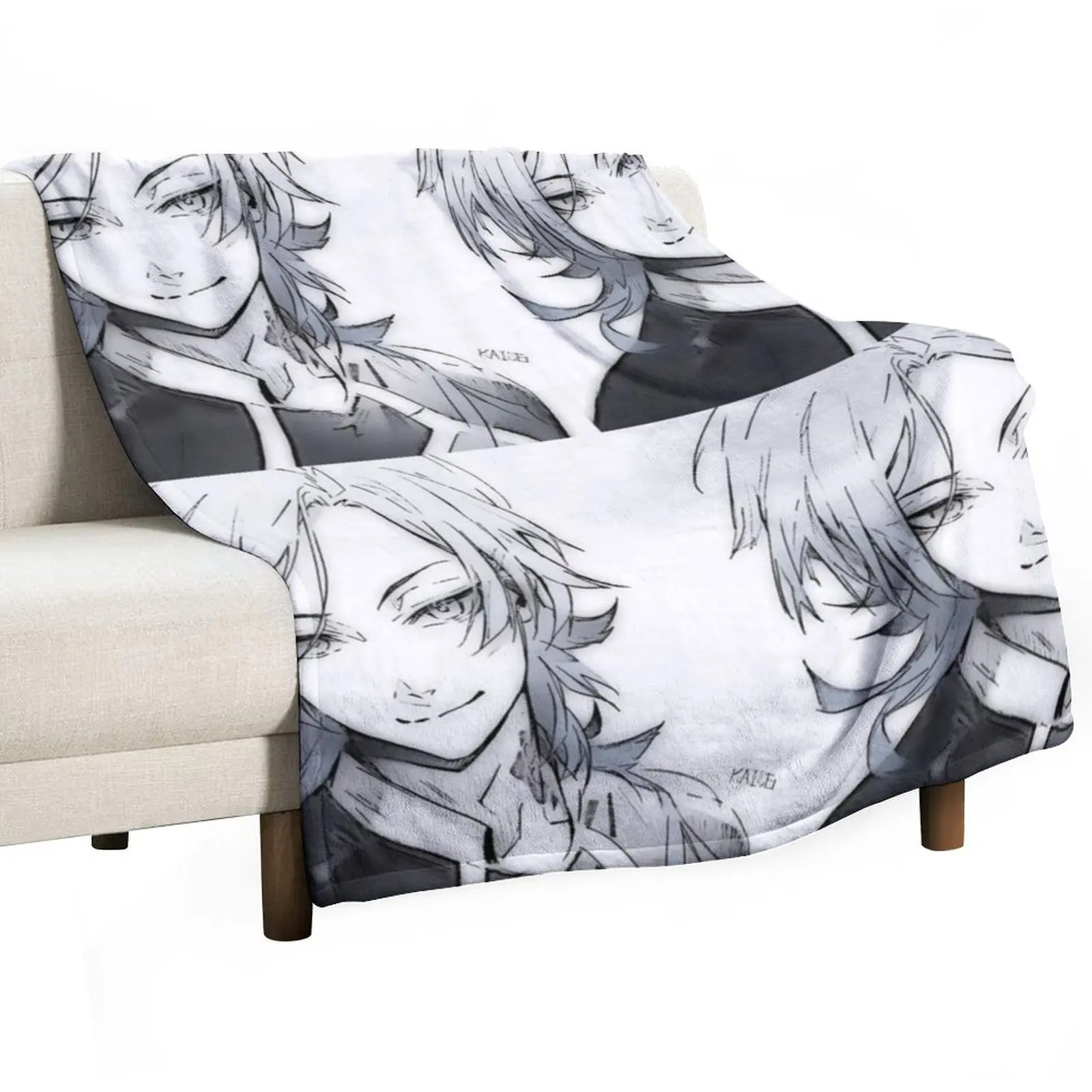 Michael Kaiser Throw Blanket wednesday Plaid on the sofa anime Hair Blankets
Michael Kaiser Throw Blanket wednesday Plaid on the sofa anime Hair Blankets