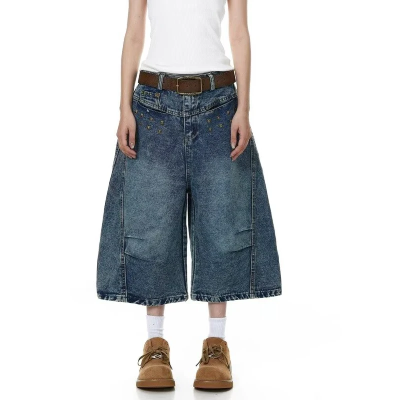 New Arrival Patchwork Denim Jeans Neutral Sle l Waist Rivet Detail Wear Resistant Zipper Closure 2026 Spring Summer Suitable
New Arrival Patchwork Denim Jeans Neutral Sle l Waist Rivet Detail Wear Resistant Zipper Closure 2026 Spring Summer Suitable