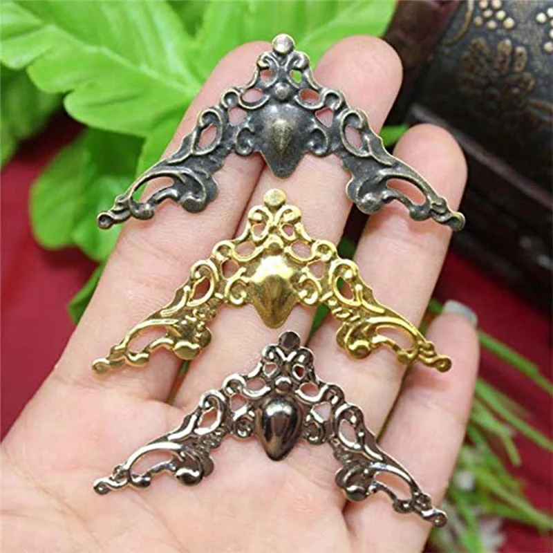 AEE4-120PCS Metal Book Corner Protector, 4 Colors Iron Guard Edge Cover, Vintage Antique Book Scrapbooking Corner Protector
AEE4-120PCS Metal Book Corner Protector, 4 Colors Iron Guard Edge Cover, Vintage Antique Book Scrapbooking Corner Protector