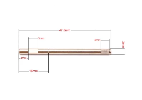 2PCS EMAX XXD CF2812 CF2822 2812 2822 dia. 3MM Brushless Motor spare shaft axis dia 3 mm x 21.8MM/38mm/36.4mm/56mm/67mm/47.3mm
2PCS EMAX XXD CF2812 CF2822 2812 2822 dia. 3MM Brushless Motor spare shaft axis dia 3 mm x 21.8MM/38mm/36.4mm/56mm/67mm/47.3mm
