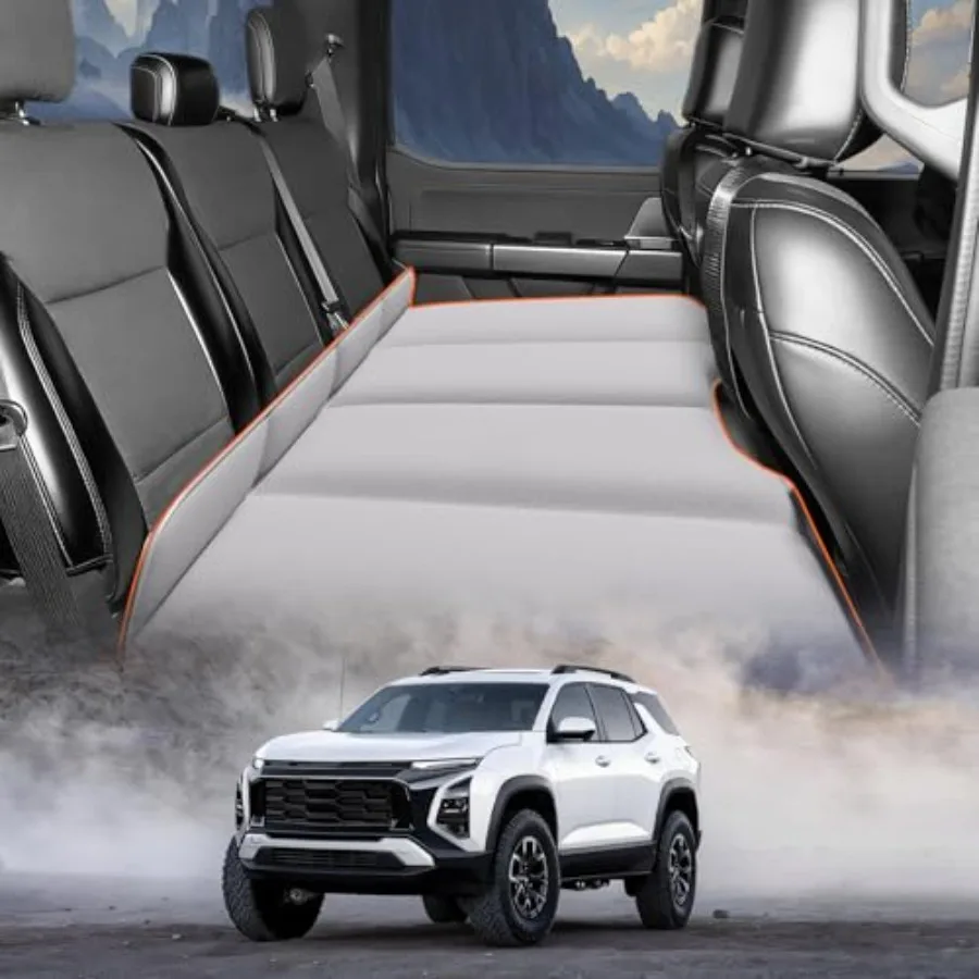 Матрас для заднего сиденья автомобиля Chevrolet Equinox, складной, не надувной, легко чистится, удобное хранение.
Матрас для заднего сиденья автомобиля Chevrolet Equinox, складной, не надувной, легко чистится, удобное хранение.