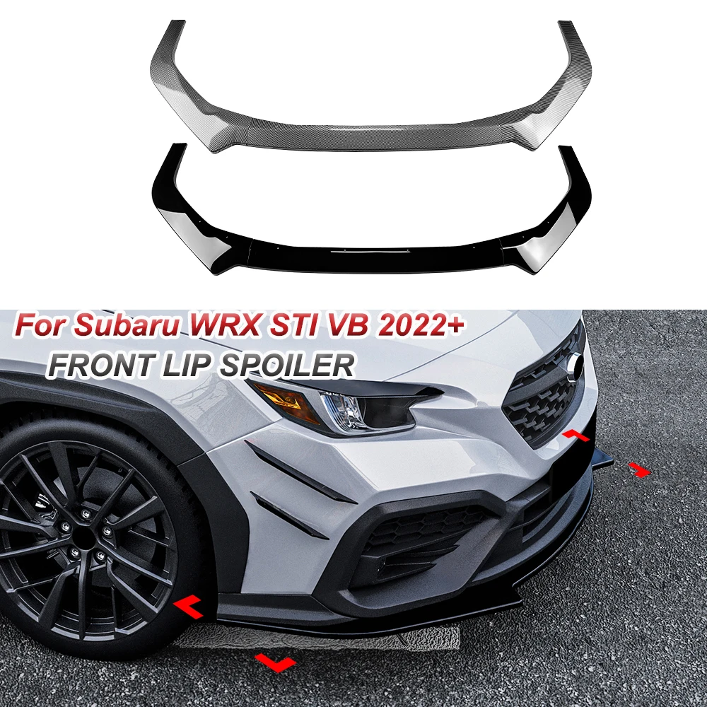 Glossy Black Front Lip Spoiler Bumper Shovel Small Surround Modification Car Body Kit For Subaru WRX STI VB 2022+
Glossy Black Front Lip Spoiler Bumper Shovel Small Surround Modification Car Body Kit For Subaru WRX STI VB 2022+