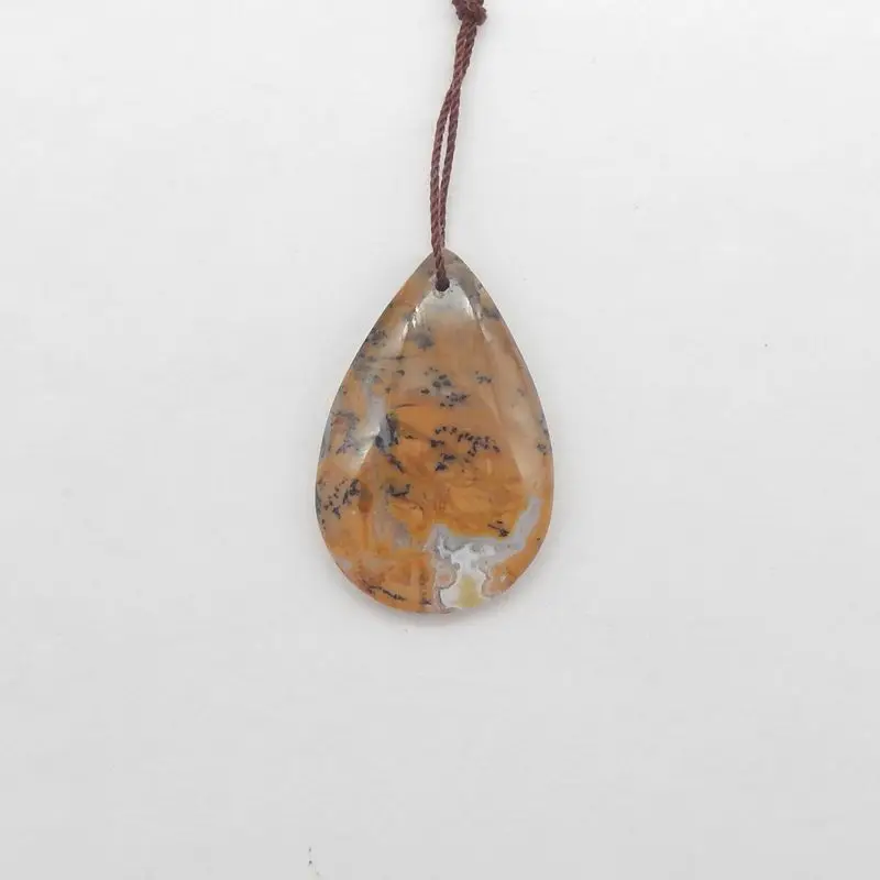 Natural Chohua Jasper Teardrop Pendant Polished Orange-Brown Gemstone with Earthy Patterns for Boho Artisanal Jewelry
Natural Chohua Jasper Teardrop Pendant Polished Orange-Brown Gemstone with Earthy Patterns for Boho Artisanal Jewelry