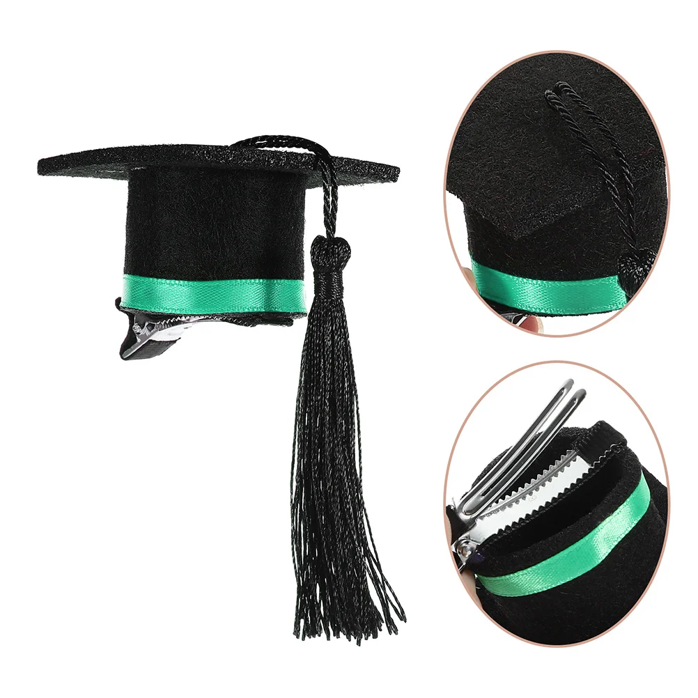2pcs Mini Graduation Hat Hair Clip Doctoral Cap Design Hair Accessories For Women Party Favors Small Grad Caps Decorative 
2pcs Mini Graduation Hat Hair Clip Doctoral Cap Design Hair Accessories For Women Party Favors Small Grad Caps Decorative