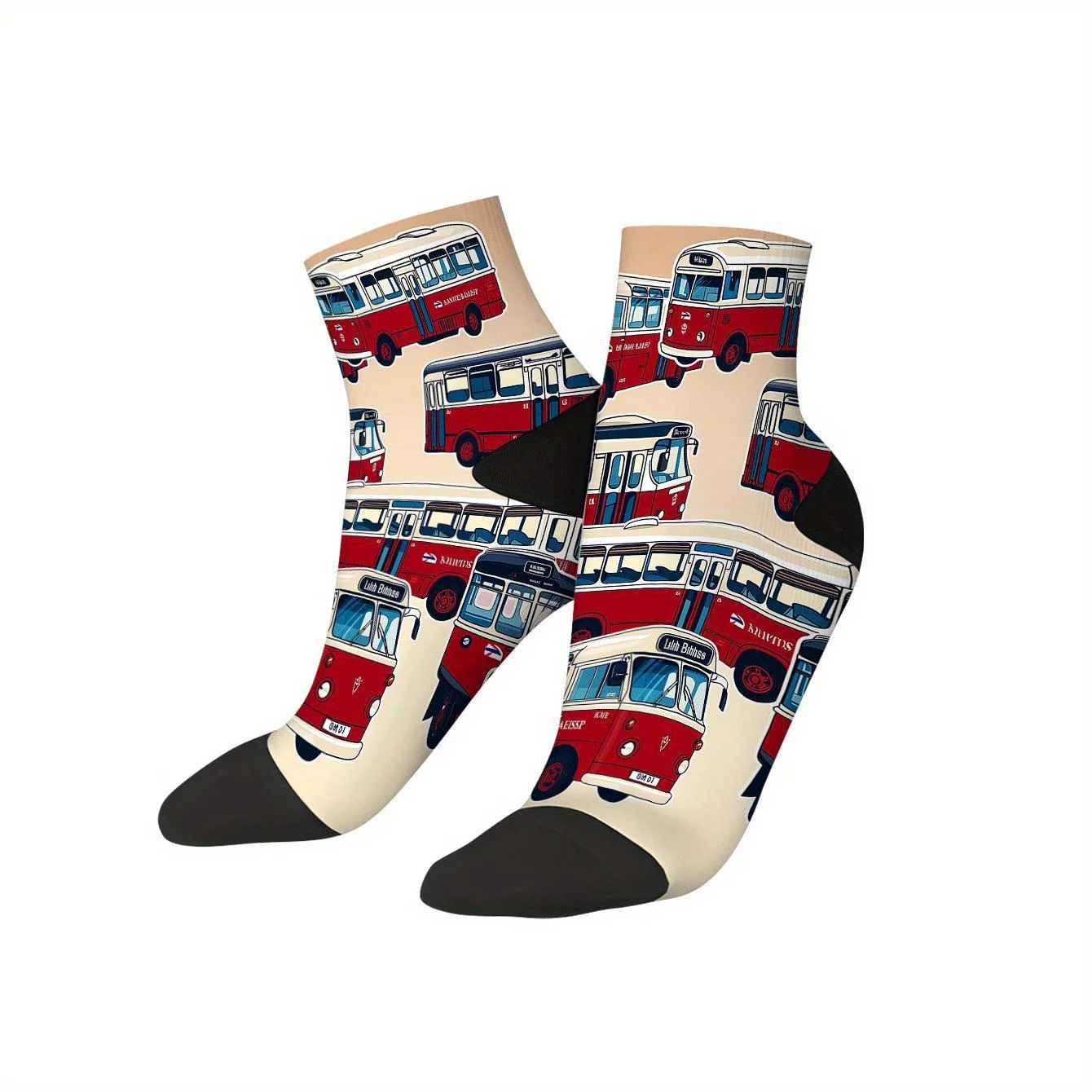Vintage Bus Collage Fun and Cute Summer Sports Short Socks Gift Women's Couple Socks with Personality Colorful Creative Design
Vintage Bus Collage Fun and Cute Summer Sports Short Socks Gift Women's Couple Socks with Personality Colorful Creative Design