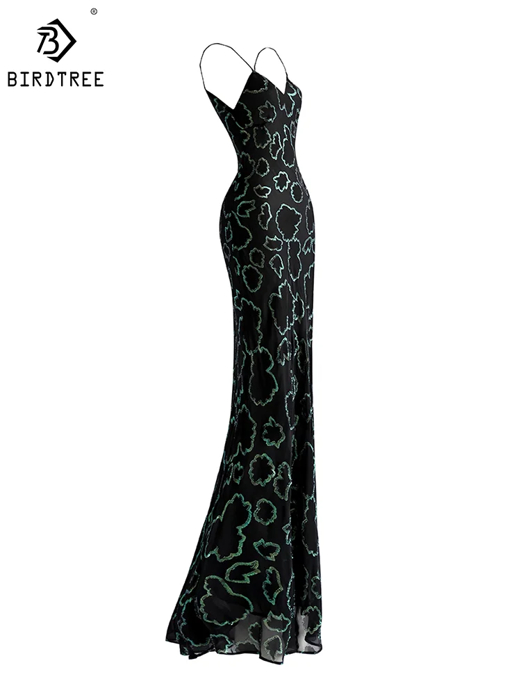 BirdTree, 2 Layered Mulberry Silk Dresses For Women, Spaghetti Strap Flower, Slim High End Design Party Dress, Summer D43565QM
BirdTree, 2 Layered Mulberry Silk Dresses For Women, Spaghetti Strap Flower, Slim High End Design Party Dress, Summer D43565QM