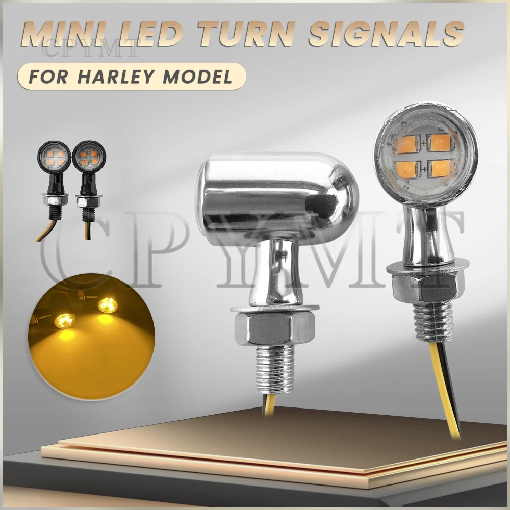 Mini Bullet Turn Signal 2 in 1 Blinker Indicator LED Tail Brake Daytime Running Light Light Integrated Fit For Harley Cafe Racer
Mini Bullet Turn Signal 2 in 1 Blinker Indicator LED Tail Brake Daytime Running Light Light Integrated Fit For Harley Cafe Racer