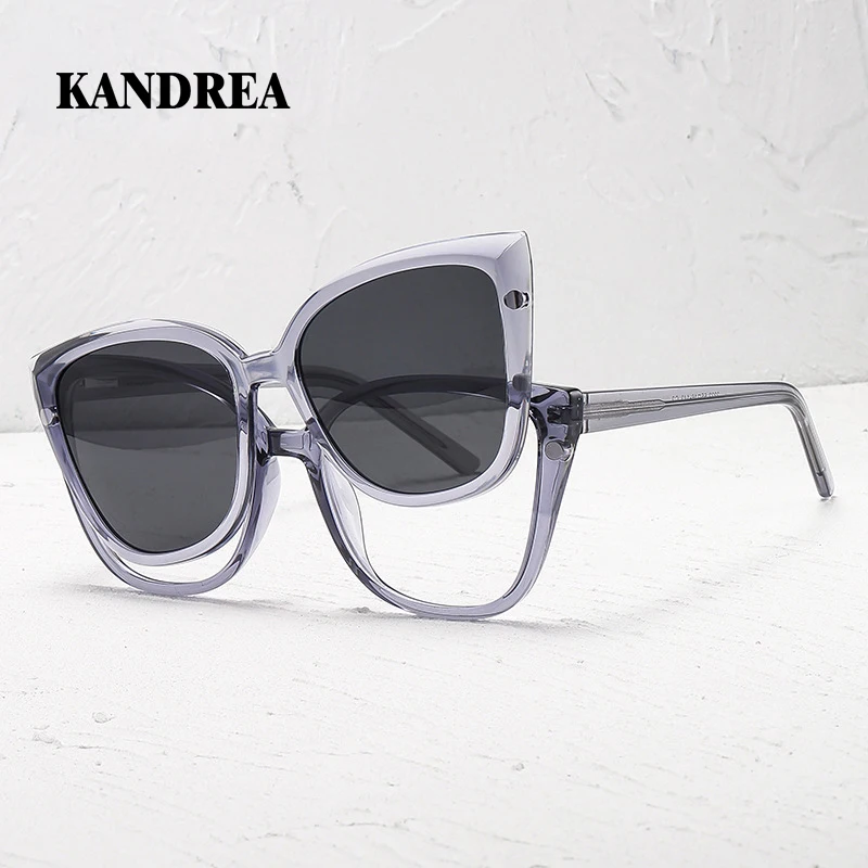 KANDREA модные новые солнцезащитные очки 2 в 1, женские магнитные очки Cateye, модные оптические очки для близорукости, трендовые мужские очки 2222
KANDREA модные новые солнцезащитные очки 2 в 1, женские магнитные очки Cateye, модные оптические очки для близорукости, трендовые мужские очки 2222