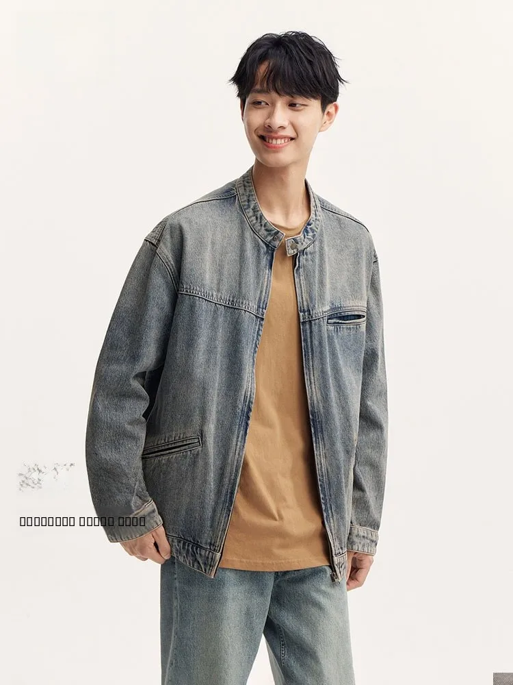 Semir Men's Denim Jaet Stand Collar American Sle Retro Spring New Faion Brand Cool Guy Jaet Cotton 00% Youth ular
Semir Men's Denim Jaet Stand Collar American Sle Retro Spring New Faion Brand Cool Guy Jaet Cotton 00% Youth ular