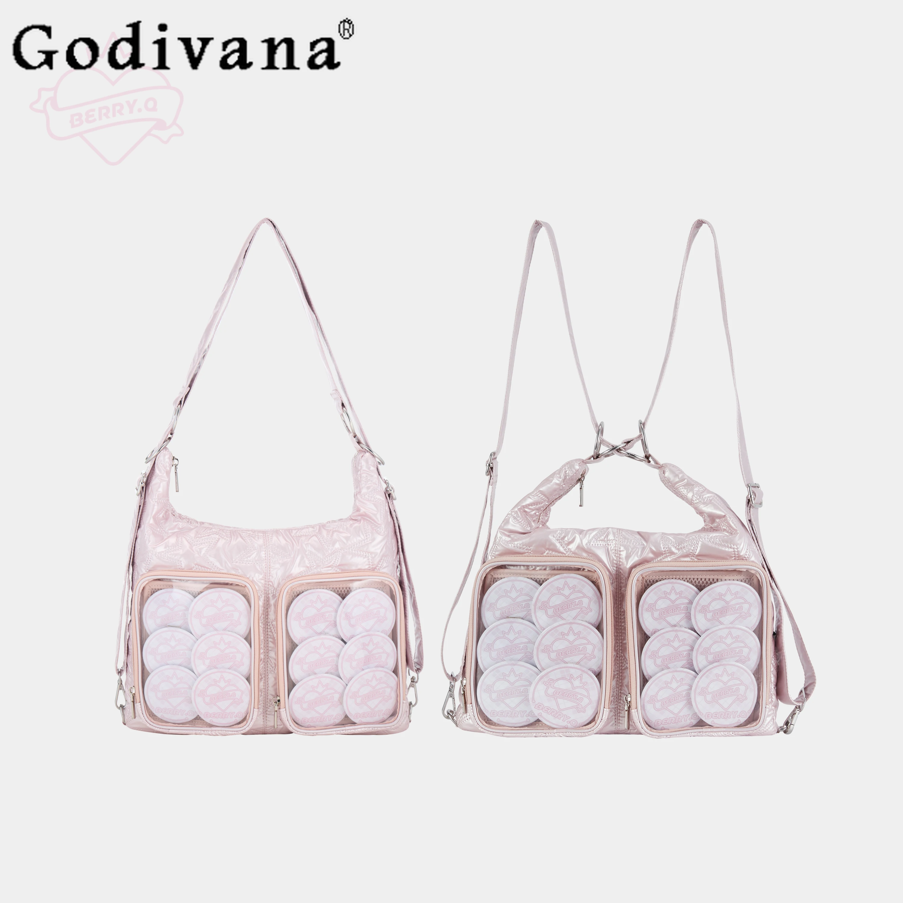 Original Sweet Shoulder Bag Women's Fashion Versatile Casual Large Capacity Crossbody Bag Y2K Large Capacity Backpack Itabag
Original Sweet Shoulder Bag Women's Fashion Versatile Casual Large Capacity Crossbody Bag Y2K Large Capacity Backpack Itabag