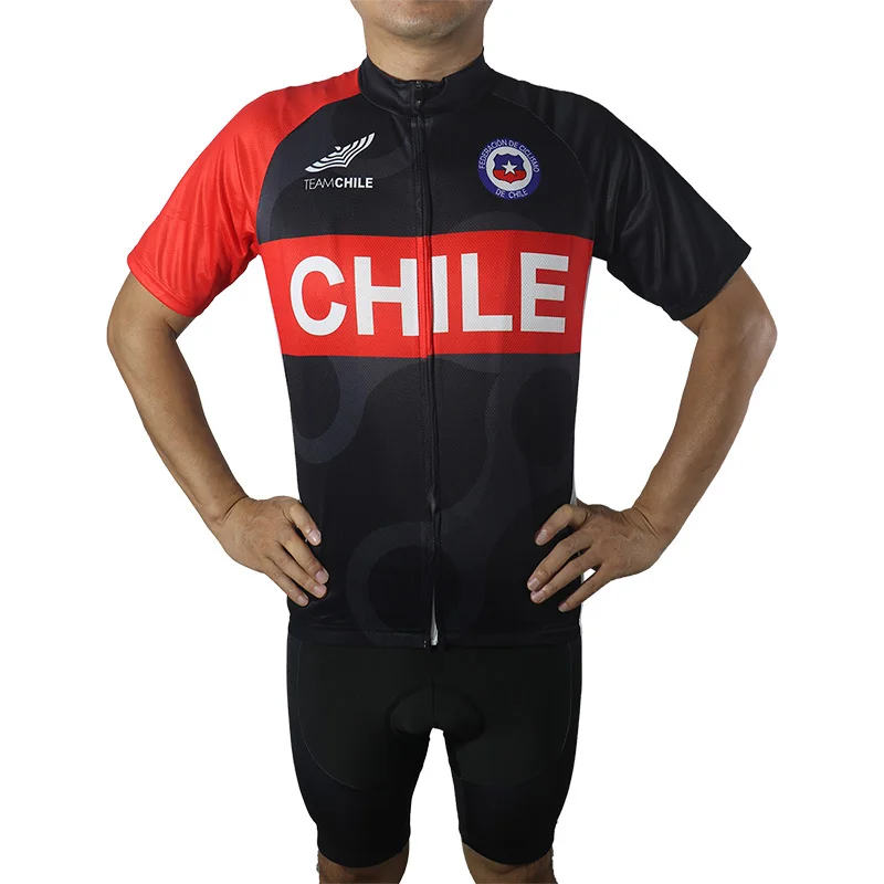 Pro Short Sleeve Bicycle Jersey Clothes, Chilean Shirt, MTB Road Cycling Sports Bike Top Cross Jersey Wear Pocket Jacket
Pro Short Sleeve Bicycle Jersey Clothes, Chilean Shirt, MTB Road Cycling Sports Bike Top Cross Jersey Wear Pocket Jacket