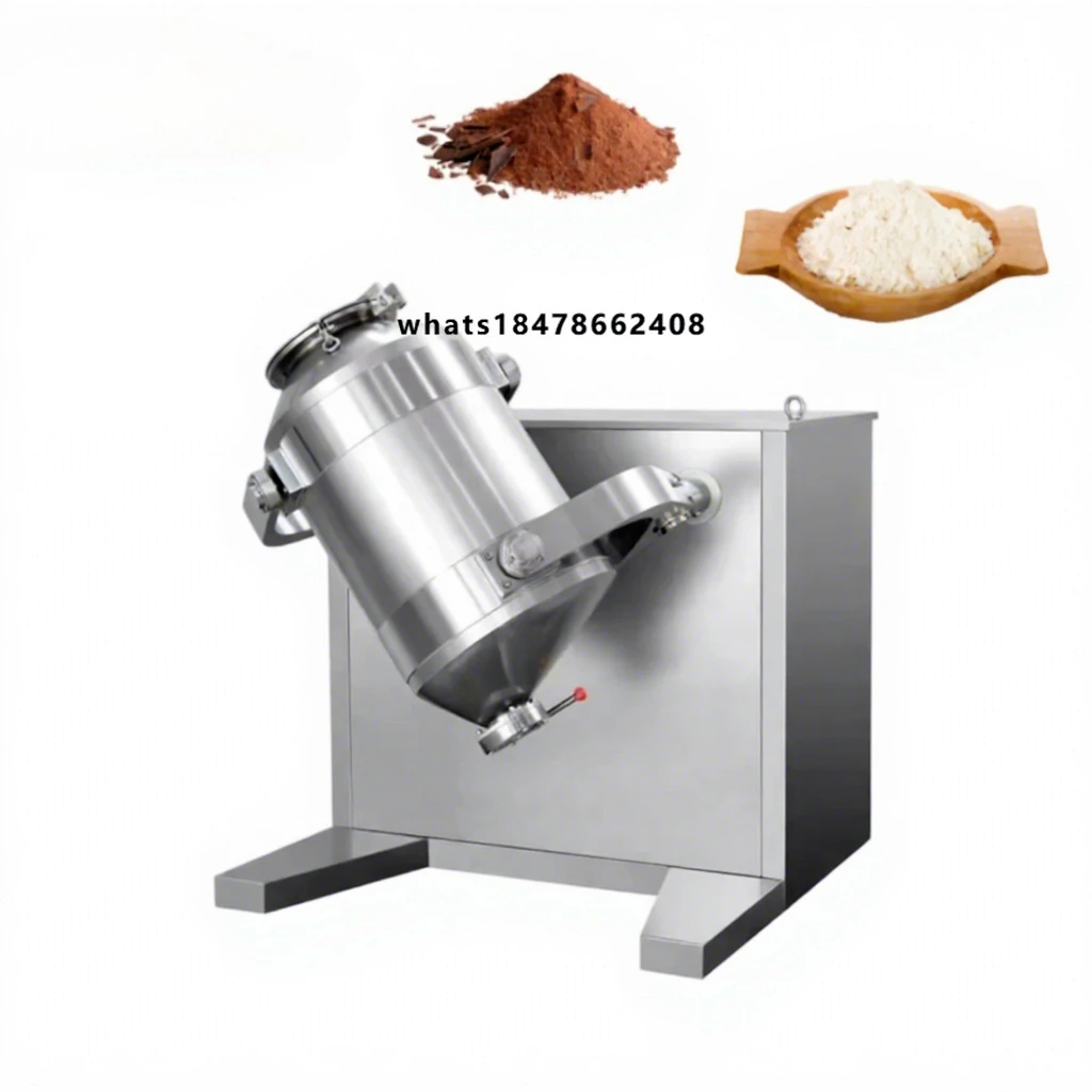 High Efficiency Industrial 3D Mixer Powder Blender Machine for Food Protein Powder Powder Mixing
High Efficiency Industrial 3D Mixer Powder Blender Machine for Food Protein Powder Powder Mixing