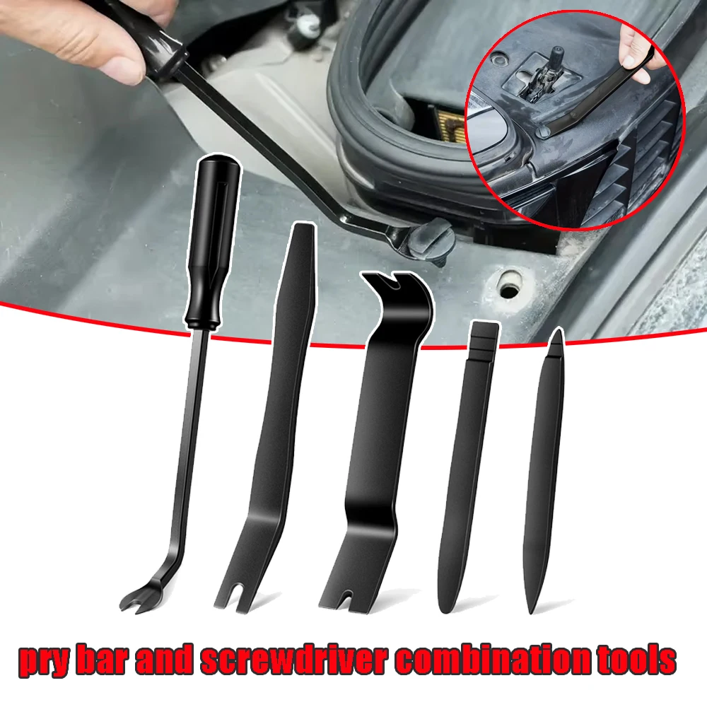 Plastic Pry Tool Kit Universal Trim Removal Tool Kit No Scratch Interior Door Panel Clip Fastener Removal Set For Vehicle
Plastic Pry Tool Kit Universal Trim Removal Tool Kit No Scratch Interior Door Panel Clip Fastener Removal Set For Vehicle