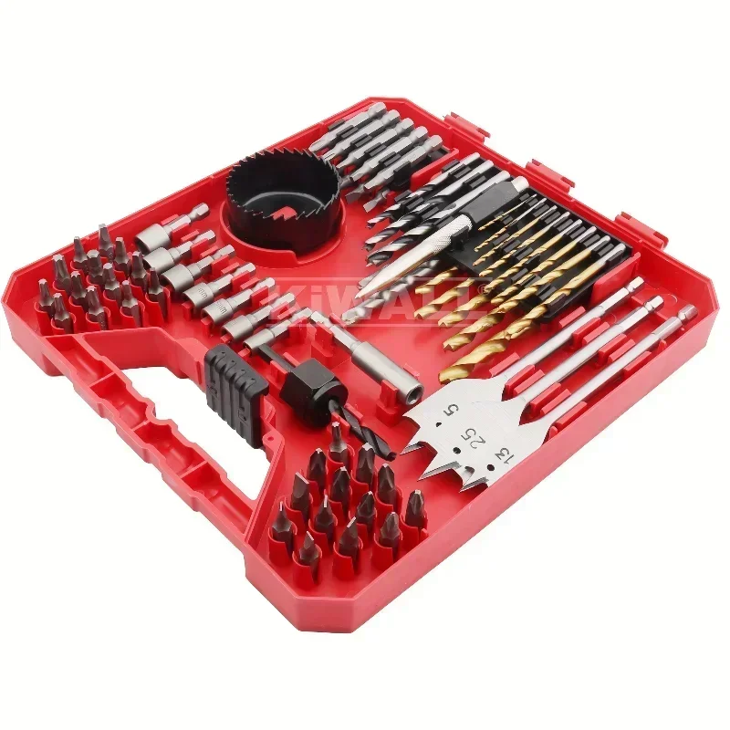 Набор сверл KiWALL, комплект из 70 предметов, многоцелевой набор для сверления металла с прямой канавкой, необходимый набор инструментов «сделай сам» для дома
Набор сверл KiWALL, комплект из 70 предметов, многоцелевой набор для сверления металла с прямой канавкой, необходимый набор инструментов «сделай сам» для дома