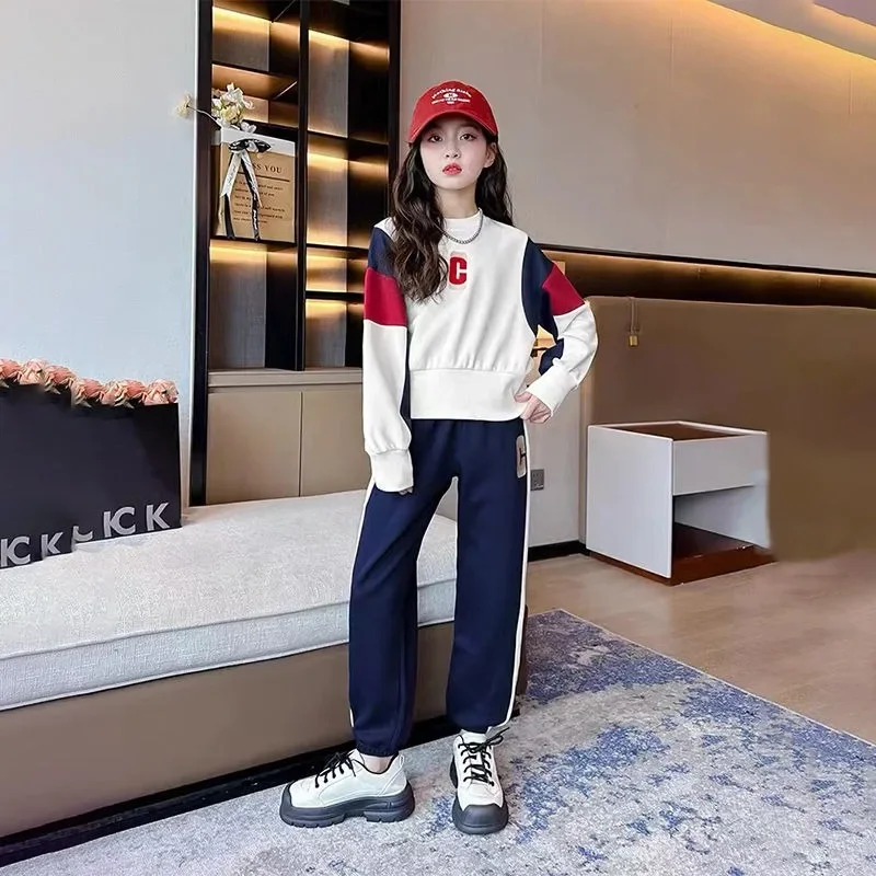 Top & Pants 2-Piece Set Sweatshirt Girl Autumn Winter Outfit Long Sleeve Outfits 2025 Clothes Clothing Children Girls' 10 Years
Top & Pants 2-Piece Set Sweatshirt Girl Autumn Winter Outfit Long Sleeve Outfits 2025 Clothes Clothing Children Girls' 10 Years