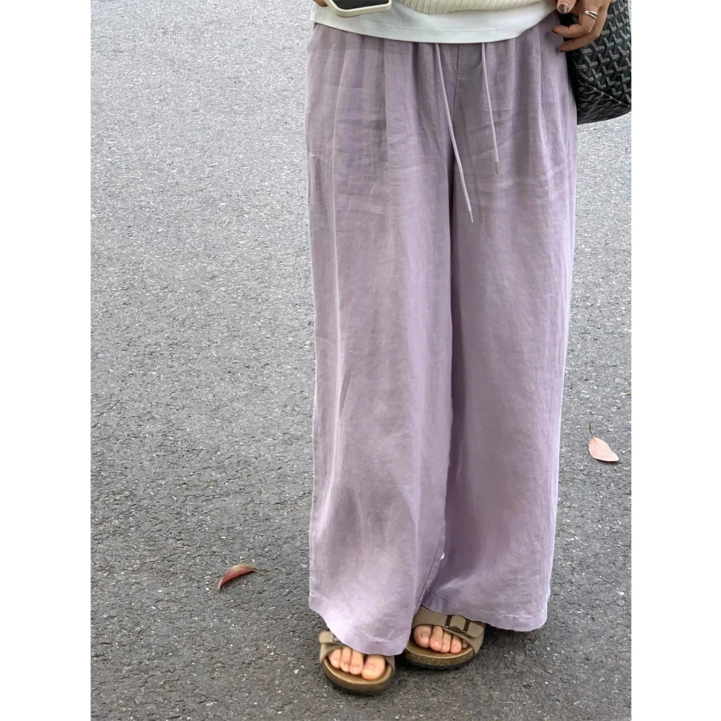 Summer Thin Cotton Linen Wide Leg Pants Women Loose Straight Casual Trousers Large Size Flattering Lazy Style High Waist
Summer Thin Cotton Linen Wide Leg Pants Women Loose Straight Casual Trousers Large Size Flattering Lazy Style High Waist