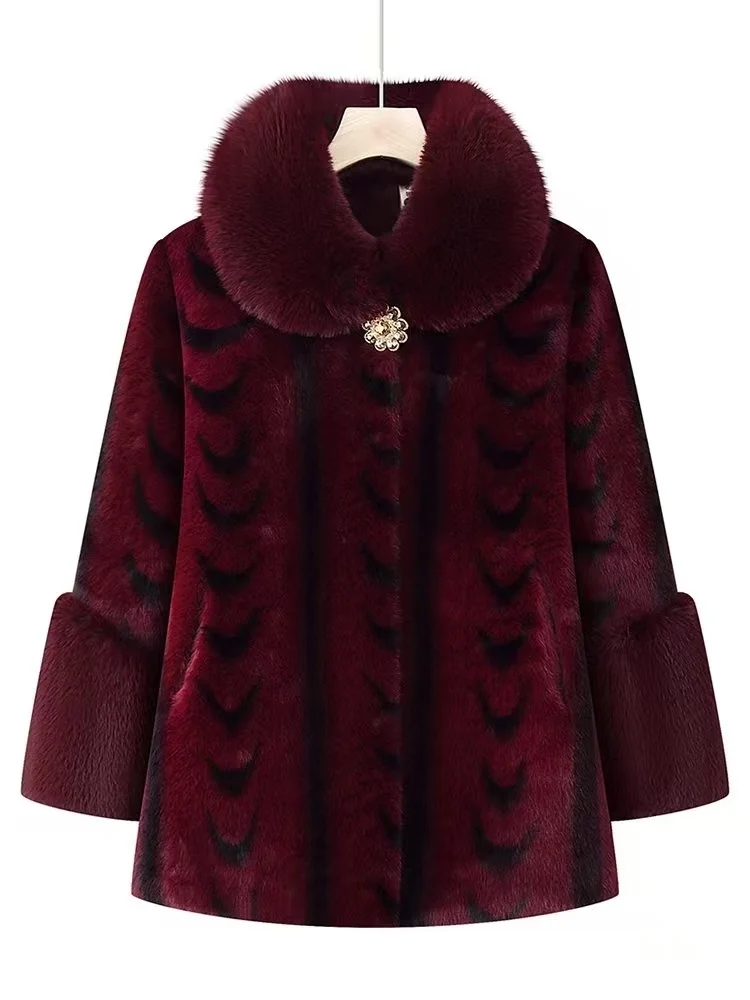 Теплый меховой жилет из кроличьего меха для женщин среднего возраста и старших, свободный, стройнящий, универсальный...
Теплый меховой жилет из кроличьего меха для женщин среднего возраста и старших, свободный, стройнящий, универсальный...