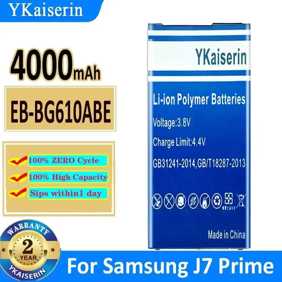 Mobile Phone Battery EB-BG610ABE 4000mAh For Samsung Galaxy J7 Prime On7 2016 G610 G615 G6100 J7 Prime 2 J7 Max 
Mobile Phone Battery EB-BG610ABE 4000mAh For Samsung Galaxy J7 Prime On7 2016 G610 G615 G6100 J7 Prime 2 J7 Max