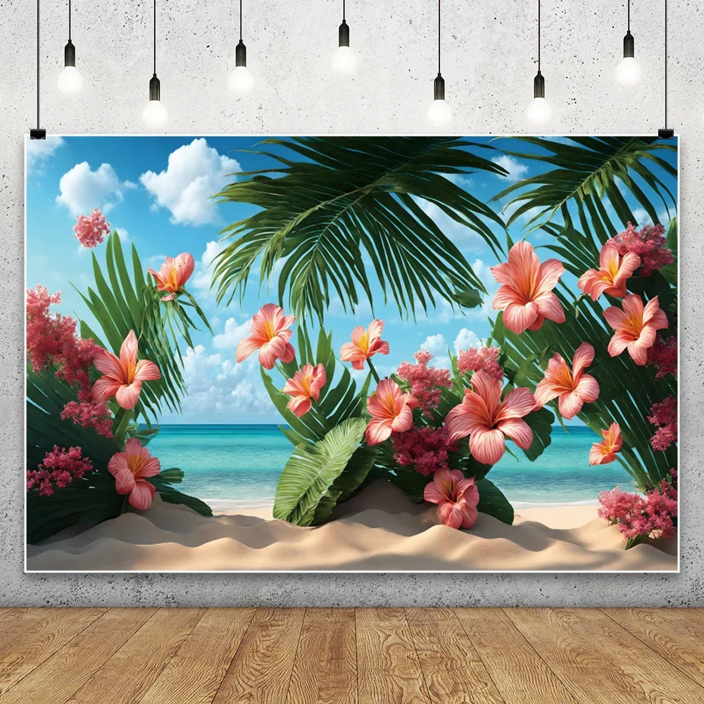 Summer Beach Photography Backdrops Digital Printed Tropical Holiday Children Baby Birthday Party Photo Studio Background Banner
Summer Beach Photography Backdrops Digital Printed Tropical Holiday Children Baby Birthday Party Photo Studio Background Banner