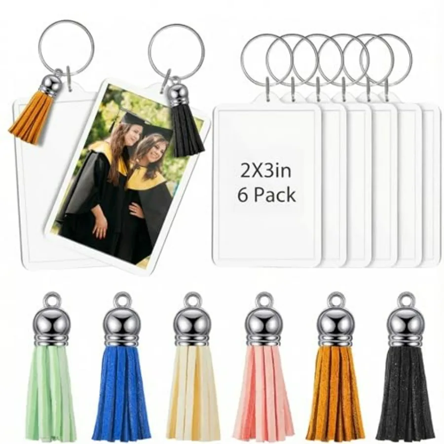 Sets Acrylic Photo Frame 2026 Graduation Customizable Keychain with Tassels Back to School Teacher Gift Picture Insert Blank Cl
Sets Acrylic Photo Frame 2026 Graduation Customizable Keychain with Tassels Back to School Teacher Gift Picture Insert Blank Cl
